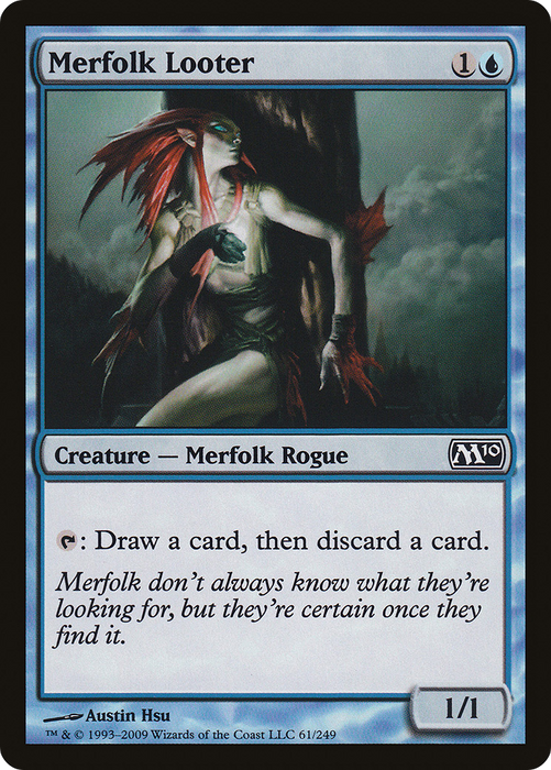 Merfolk Looter (M10-061) - common - Foil
