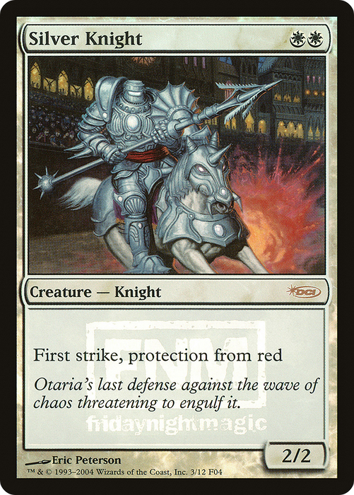 Silver Knight (FNM-003) - rare - Foil