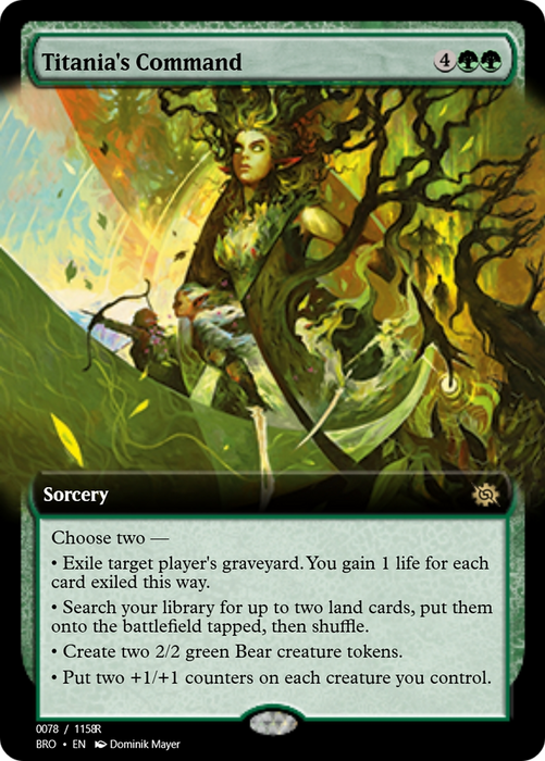 Titania's Command (PRM-105764) - rare - Foil
