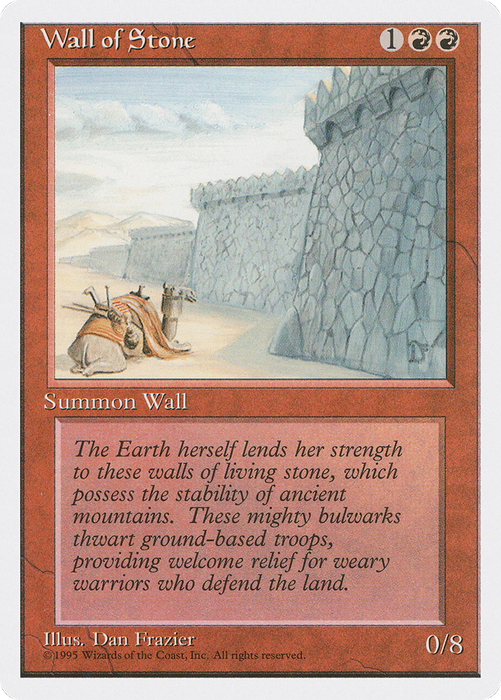 Wall of Stone (4ED-231) - uncommon