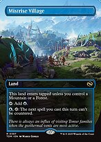 Mistrise Village (TDM-397) - rare (Borderless) - Foil