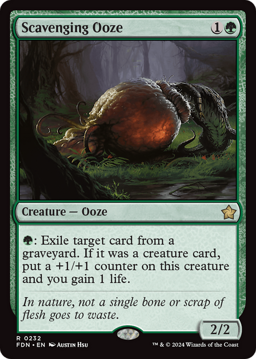 Scavenging Ooze (FDN-232) - rare - Foil
