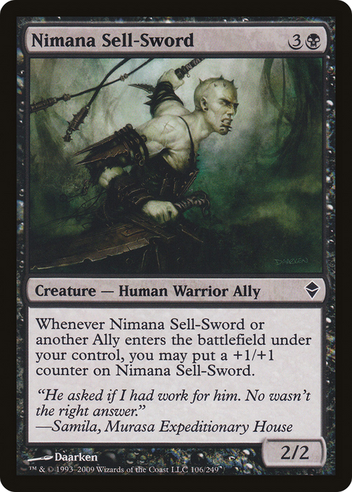 Nimana Sell-Sword (ZEN-106) - common
