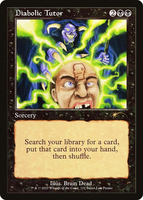 Diabolic Tutor (SLD-721) - rare
