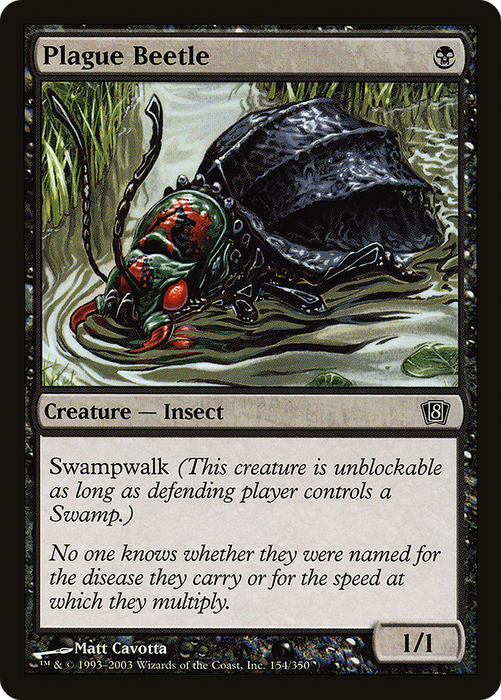 Plague Beetle (8ED-154★) - common - Foil