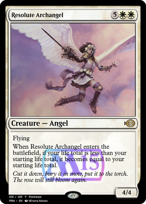 Resolute Archangel (PRM-53820) - rare - Foil