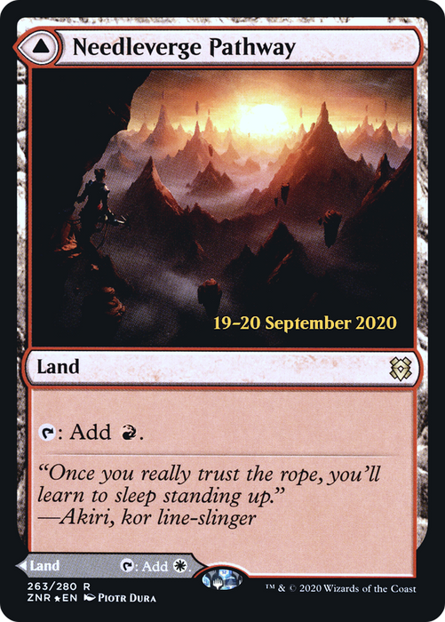 Needleverge Pathway // Pillarverge Pathway (PRE-263S) - rare - Foil