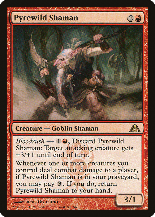 Pyrewild Shaman (DGM-036) - rare