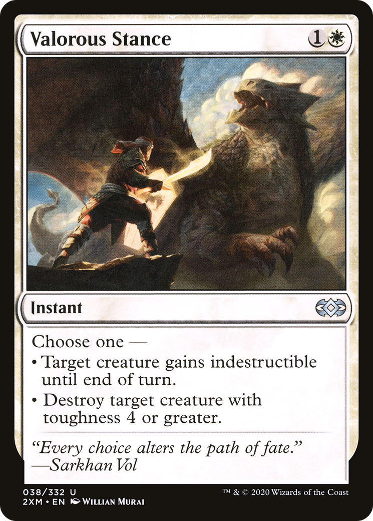 Valorous Stance (2XM-038) - uncommon