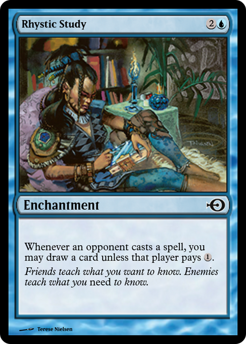 Rhystic Study (PRM-47975) - common - Foil