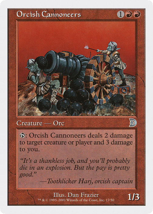 Orcish Cannoneers (DKM-017) - uncommon