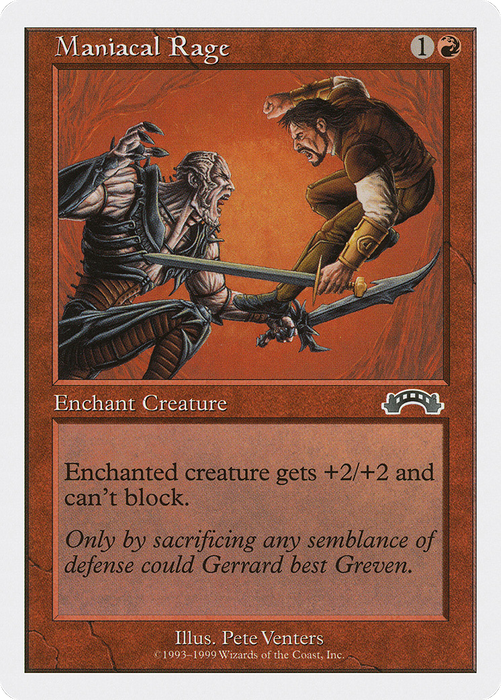 Maniacal Rage (BRB-042) - common