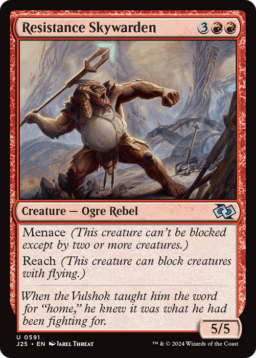 Resistance Skywarden (J25-591) - uncommon