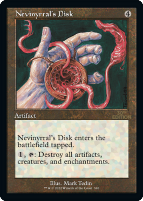 Nevinyrral's Disk (30A-560) - rare