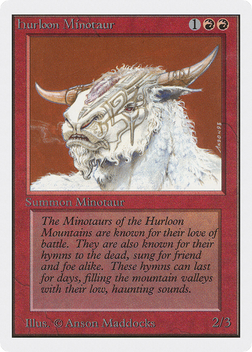 Hurloon Minotaur (2ED-159) - common