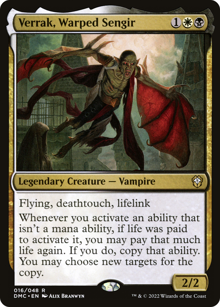 Verrak, Warped Sengir (DMC-016) - rare