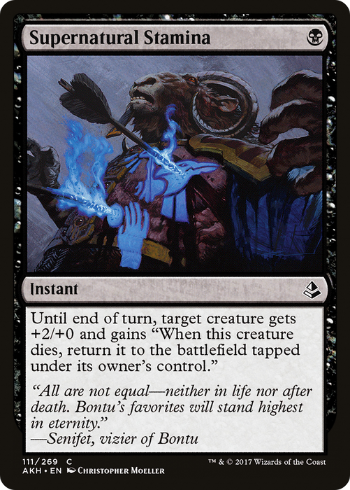 Supernatural Stamina (AKH-111) - common