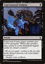 Supernatural Stamina (AKH-111) - common - Foil