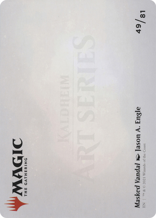 Masked Vandal // Masked Vandal (AKHM-049) - common (Borderless) - Foil