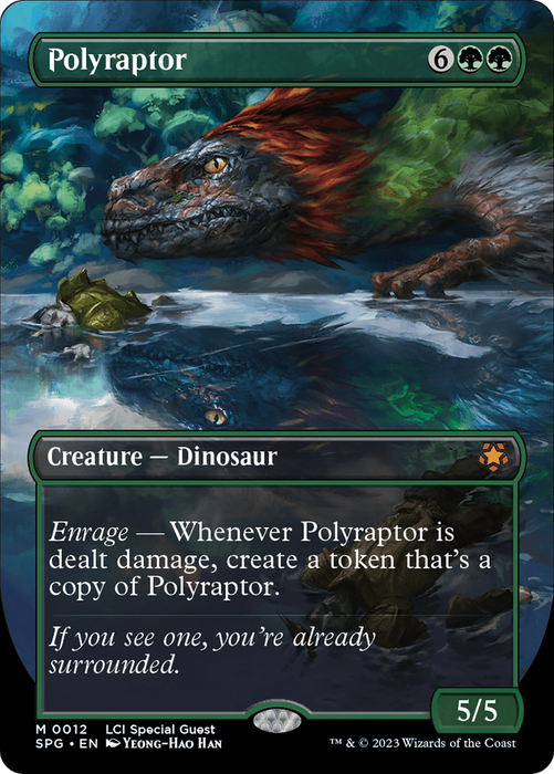 Polyraptor (SPG-012) - mythic (Borderless) - Foil