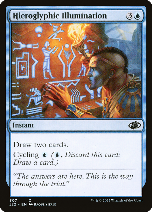 Hieroglyphic Illumination (J22-307) - common