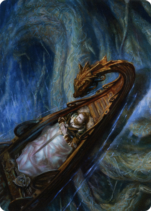 Funeral Longboat // Funeral Longboat (AKHM-068) - common (Borderless) - Foil