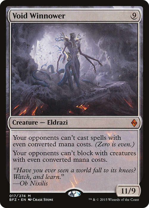 Void Winnower (BFZ-017) - mythic - Foil
