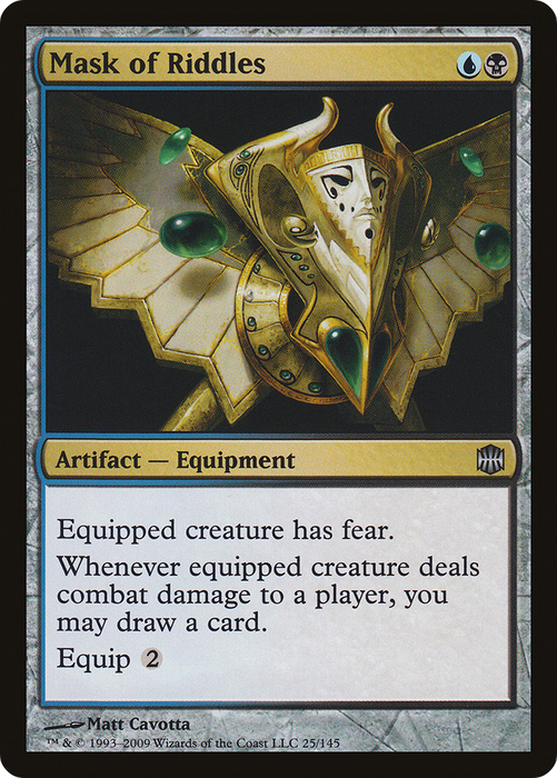 Mask of Riddles (ARB-025) - uncommon - Foil