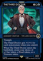 The Third Doctor (WHO-554) - rare: (Showcase) (Borderless) - Foil