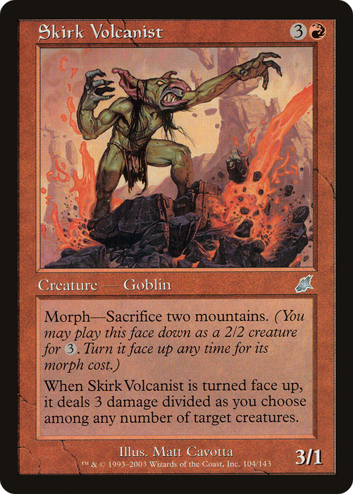 Skirk Volcanist (SCG-104) - uncommon - Foil