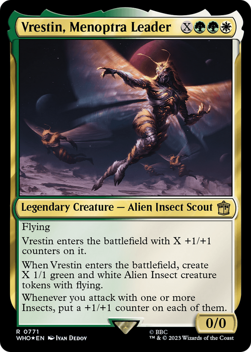Vrestin, Menoptra Leader (WHO-771) - rare - Foil