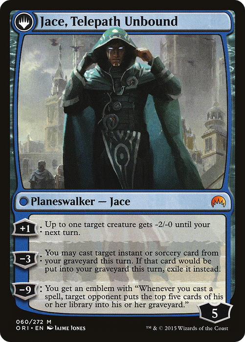 Jace, Vryn's Prodigy // Jace, Telepath Unbound (LIST-ORI-60) - mythic: (originpwdfc)