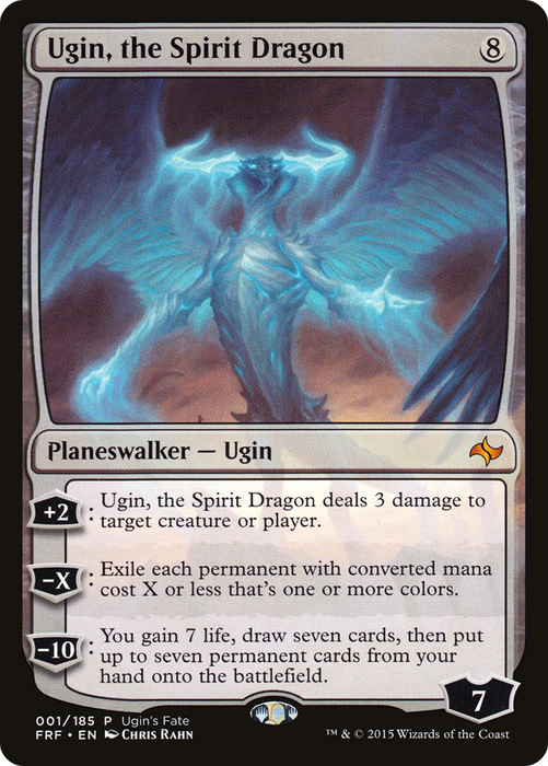 Ugin, the Spirit Dragon (FRF_UGIN-001) - mythic
