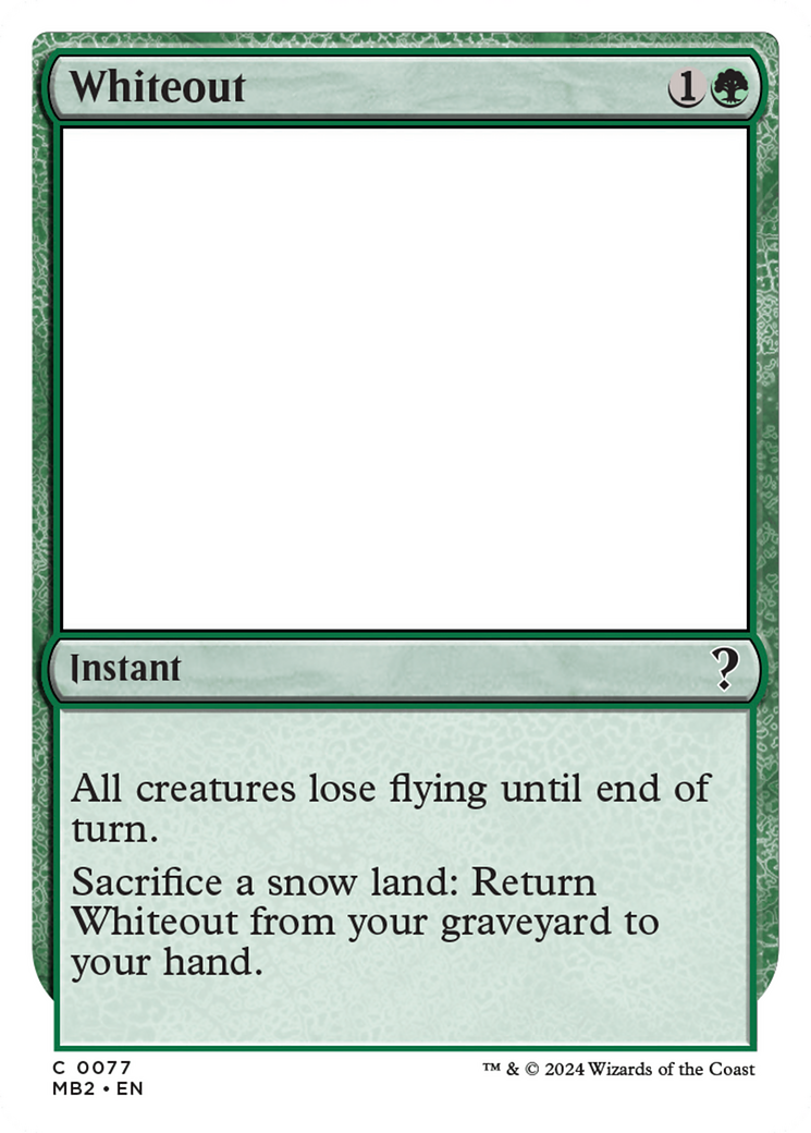 Whiteout (MB2-077) - common
