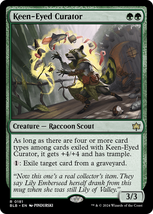 Keen-Eyed Curator (BLB-181) - rare