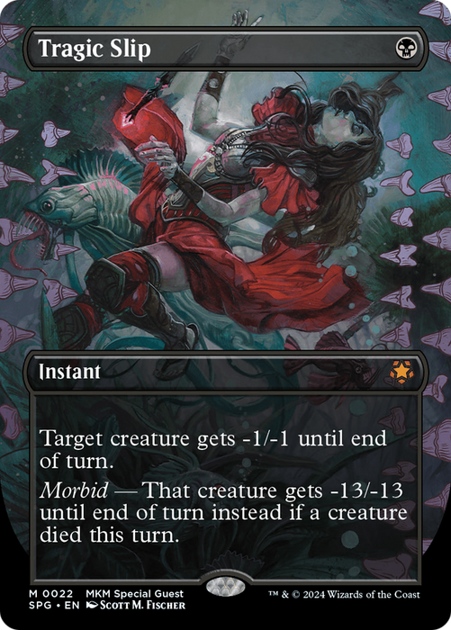 Tragic Slip (SPG-022) - mythic (Borderless) - Foil