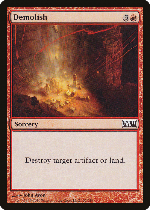 Demolish (M11-132) - common - Foil