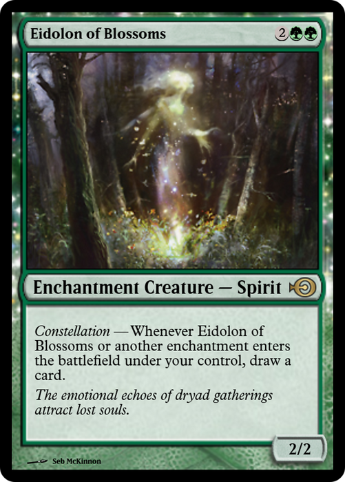 Eidolon of Blossoms (PRM-52318) - rare: (enchantment) - Foil