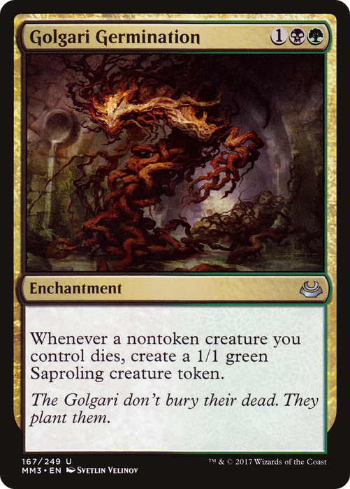 Golgari Germination (MM3-167) - uncommon - Foil