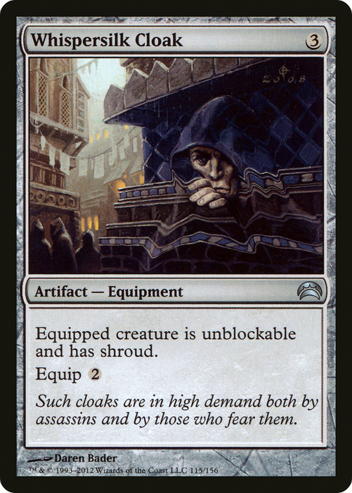 Whispersilk Cloak (PC2-115) - uncommon