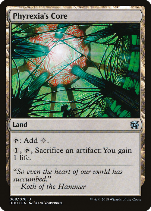 Phyrexia's Core (DDU-068) - uncommon