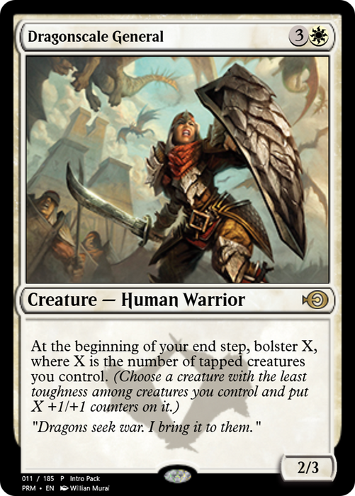 Dragonscale General (PRM-55707) - rare - Foil