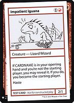 Impatient Iguana (CMB1-055) - rare