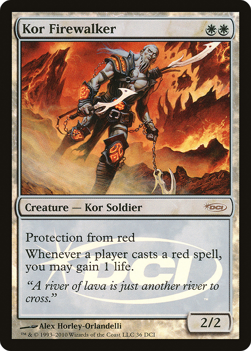 Kor Firewalker (WPN-036) - rare - Foil