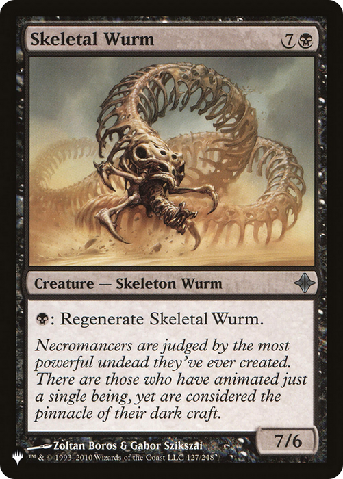Skeletal Wurm (LIST-ROE-127) - uncommon