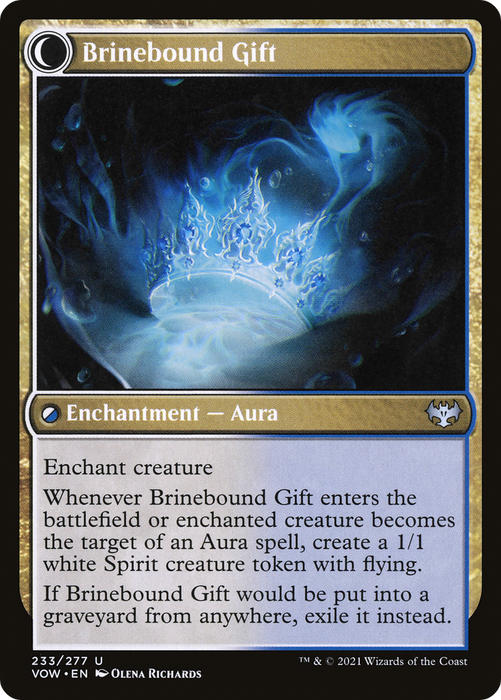 Brine Comber // Brinebound Gift (VOW-233) - uncommon: (Double Faced Transform)