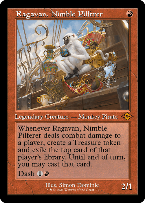 Ragavan, Nimble Pilferer (MH2-011) - mythic