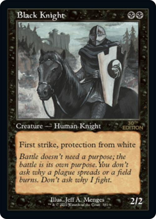 Black Knight (30A-391) - uncommon