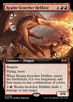 Realm-Scorcher Hellkite (WOE-350) - mythic: (Extended Art)