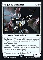 Sanguine Evangelist (PRE-34S) - rare - Foil